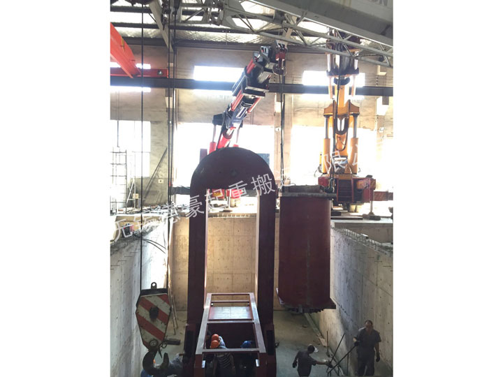 中航3600噸工業壓機安裝